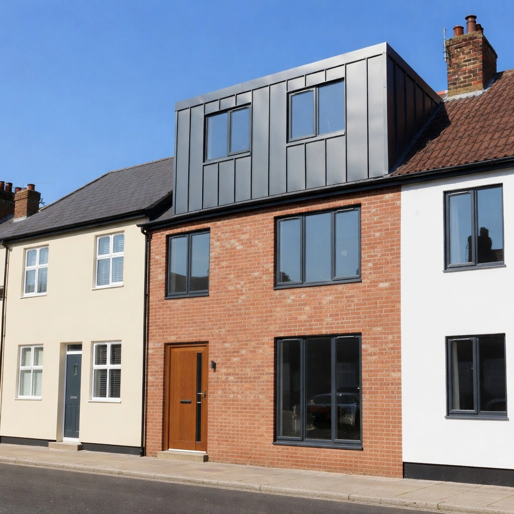 Dormer Loft Conversion - Architectural rendering