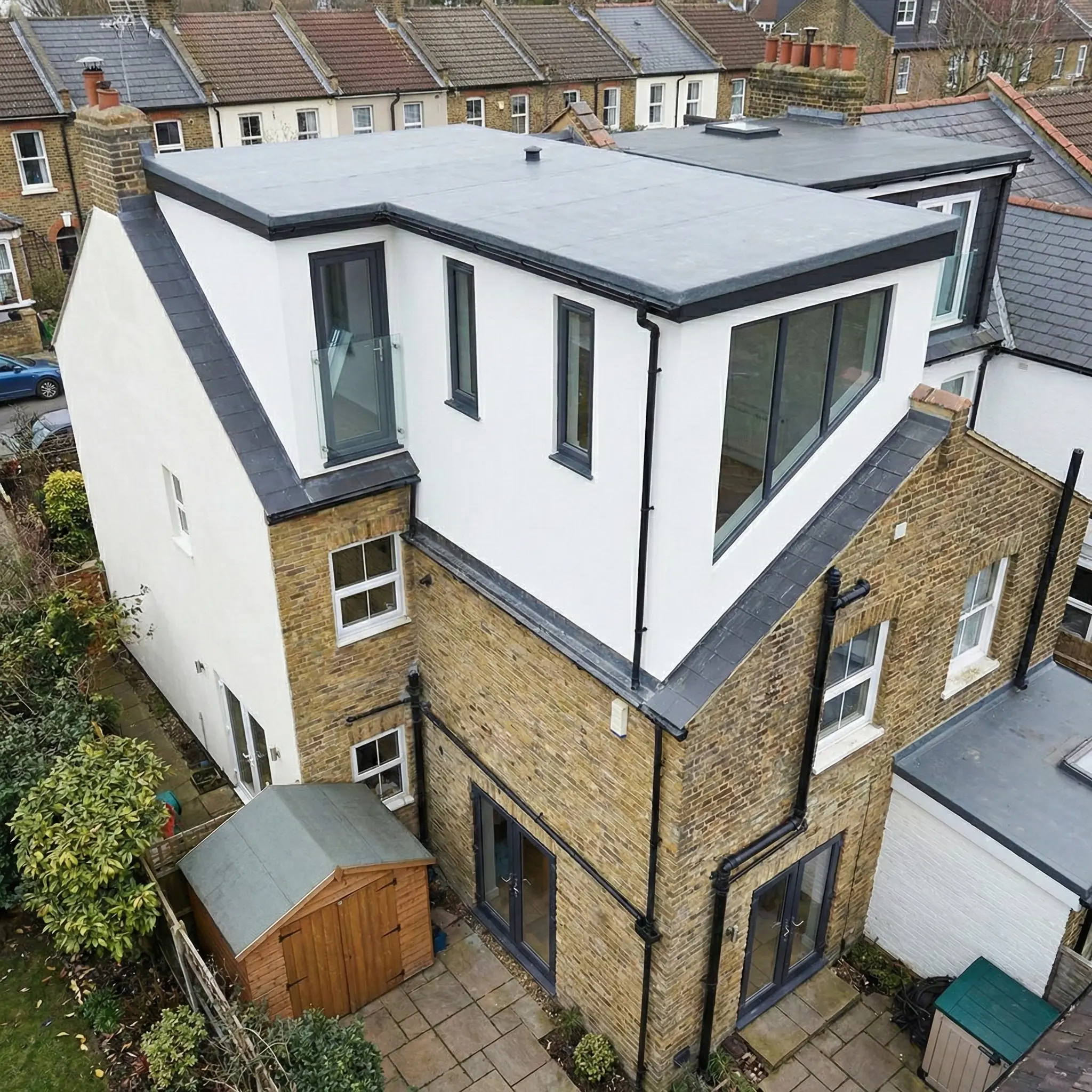 L-Shaped Dormer Conversion - Architectural rendering