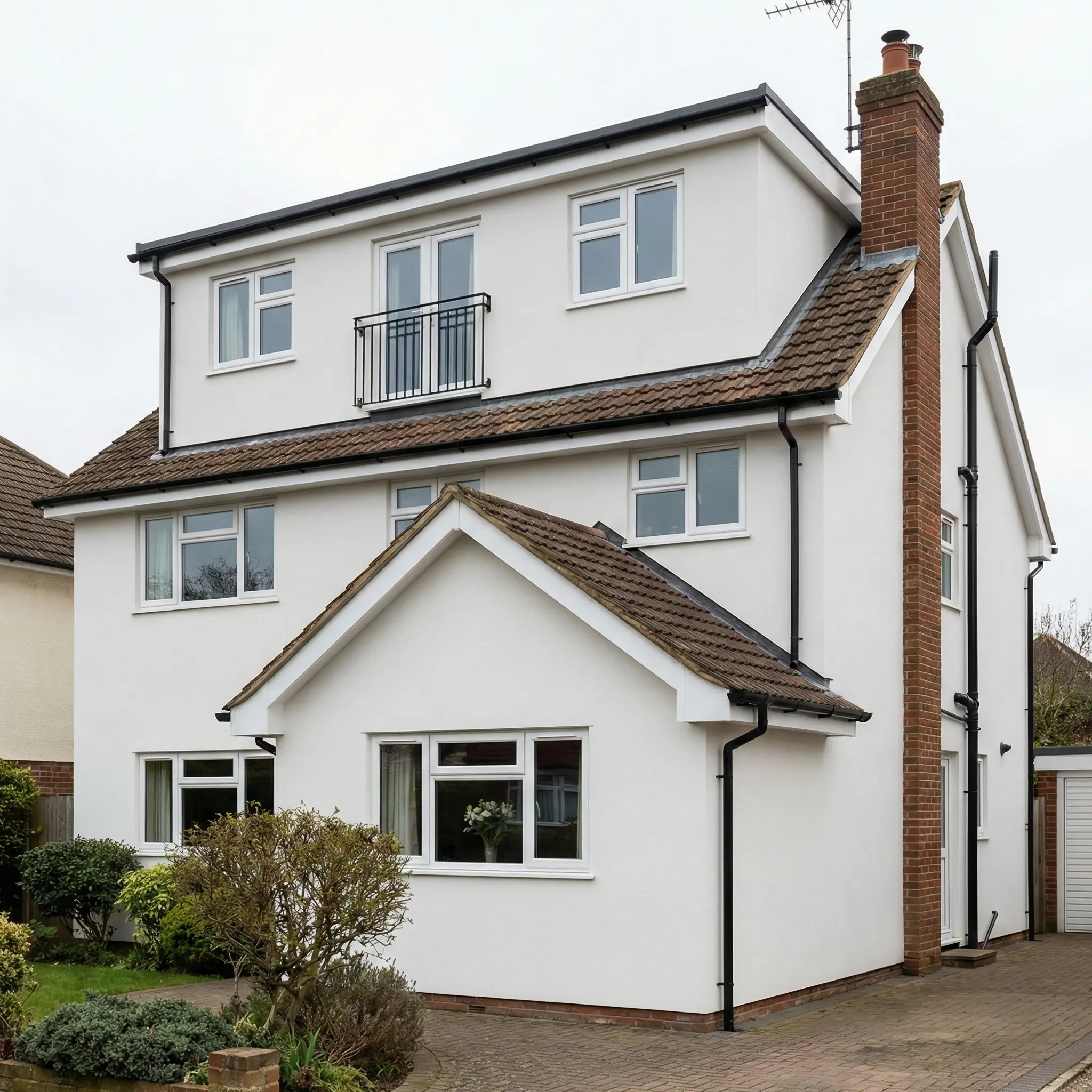 Mansard Loft Conversion - Architectural rendering